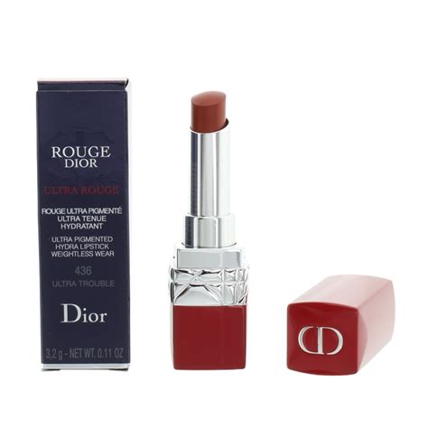 rouge dior ultra rouge 436 ultra trouble|Dior Ultra Trouble (436) Rouge Dior Ultra Rouge Lipstick.